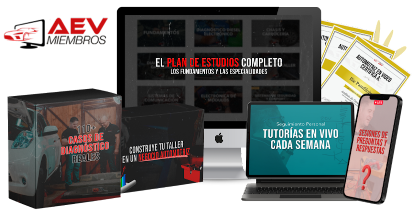 【CURSO + BONOS GRATIS】AEV AUTOMOTRIZ EN VIDEO